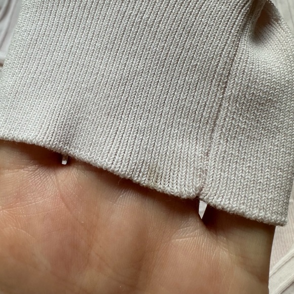 ACNE STUDIOS ISSY RIB PALE PINK TOP - XS - Picture 12 of 13